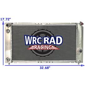 Wrcrad 1826a Fits 1996-2004 Chevy Blazer S10 Gmc Jimmy Sonoma 1996-2001 Bravada Radiator 4.3l