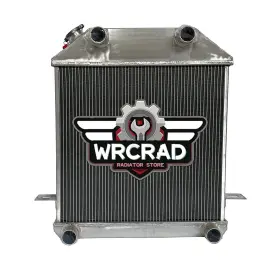 2-rows Wrcrad 1939-1940 V8 Aluminum Radiator For 1939-1941 1940 Ford Deluxe/pickup Truck Flathead