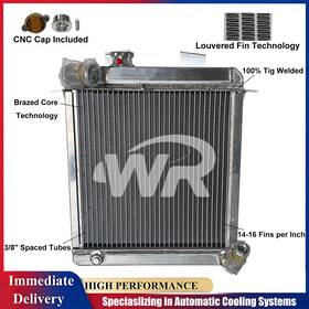 Wrcrad 1953-1955 1.3l/xpeg Radiator Fits Mg Tf 1953 1954 1955 Xpag 1.3l / Xpeg 1.5l Midget Full Aluminum