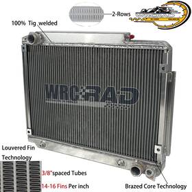 Wrcrad 1971-1980 R107/c107 350/450 Radiator For Mercedes-benz Sl/slc Width 25 Inch 630mm