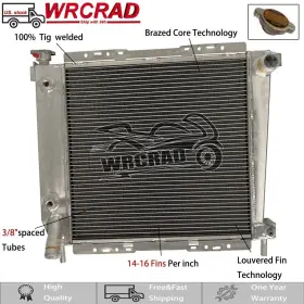 Wrcrad 1985-1994 /1985-1990 At Radiator Fit Ford Ranger/bronco Ii/mazda B3000 B4000 2.8-4.0l V6
