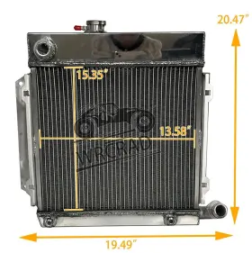 2-rows Wrcrad 2002/1802/1602/1600/1502 Radiator Fit 1966-1977 1976 75 Bmw E10 Tii/turbo