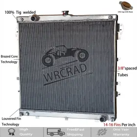 Wrcrad 2007-2020 Tundra/2008-2014 Cooling Radiator Fit Toyota Sequoia V8 4.6l 5.7l Mt
