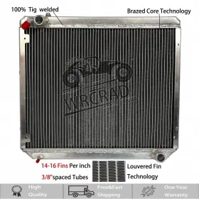 Wrcrad 280sl 1968-1971 Aluminum Radiator For Mercedes Benz 280 Xl 2.8l 1967-1971 1968 1970 1971