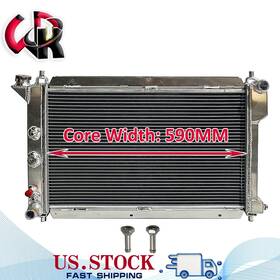 Wrcrad 41-884 Cu884 Aluminum Radiator For 1981-1985 Plymouth Reliant/ Chrysler Lebaron L4 2.6l