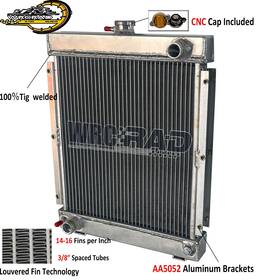Wrcrad 451057 Oe#451057 Ed0073503210s Fit Light Tower Radiator Multiquip/kohler Full Aluminum