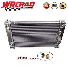 Wrcrad 520py Full Aluminum Radiator Fit To 2005-2013 2006 Chevy Corvette C6 6.0l 6.2l 7.0l V8