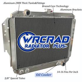 Wrcrad 576y-1-us Full Aluminum Radiator For 1979-1993 Dodge D150 D250 D350 W150 W250 Ram 5.9l V8