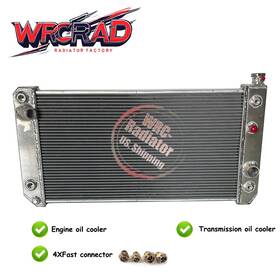 Wrcrad Radiator-1235 Aluminum Radiator For 1988-1994 Chevy S10 Blazer Gmc Jimmy S15 Sonoma 4.3l V6 At