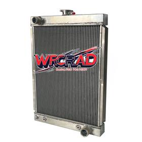 Wrcrad Radiator-509py 27 Inch X19 Aluminum Universal Radiator For 30s 40s 50s Chevy Hot Rod Classic 2-row