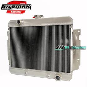 Wrcrad Radiator-522 Aluminum Radiator For 69-70 1969 Chevy Bel-air Impala Caprice Kingswood Biscayne