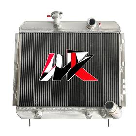 Wrcrad Radiator-582 Aluminum Radiator For Jaguar Xke E-type 4.2l Series Ii/2 1968 1969-1971 1970 A/t