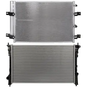 13083535 Youthighparts Radiator And Condenser Cooling Kit For 2007-2012 Ford Edge 08-11 Lincoln Mkx 3.5l