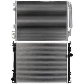 Youthighparts 13083564 Front Radiator And Condenser Cooling Kit For 06-2009 Chrysler 300 Dodge Charger