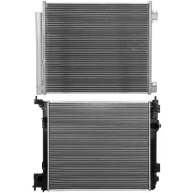 13083579 Youthighparts Aluminum Radiator And Condenser Cooling Kit For 2017-2019 Nissan Rogue Sport 2.0l