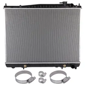 13083788 Youthighparts Radiator With Universal Oil Hose Clamps Kit For 97-00 Infiniti Qx4 3.3l V6 13083788 Youthighparts Radiator With Universal Oil Hose Clamps Kit For 97-00 Infiniti Qx4 3.3l V6