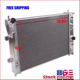10309963 Zap Performance 4 Row Aluminum Radiator For 2003-2006 Chevrolet Ssr / 2008-2009 Saab 9-7x V8 6.0