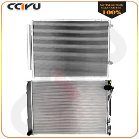 Z81832301g Zegale Assembly Aluminum Radiator Ac Condenser For 2006 Toyota Sienna 3.3 V6