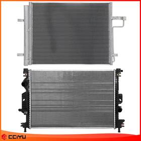 Zegale Z84811401g Assembly Aluminum Radiator And A/c Condenser For 2013-2018 Ford C-max Replacement