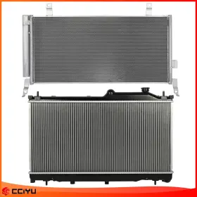 Z84816601g Zegale Assembly Aluminum Radiator And Ac Condenser For 10 11 12 13 14-2015 Hyundai Tucson