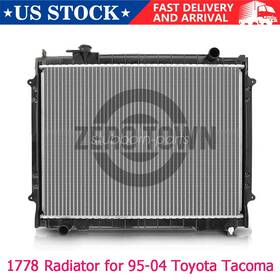 Zero Town Beysh0002387be 1778 Radiator For 95-04 Toyota Tacoma 2.4l 2.7l 3.4l -18-11/16 Inch Between Tank