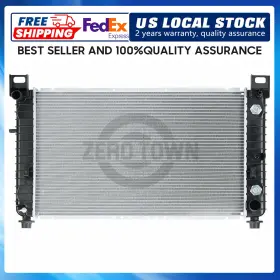 F09dg25215 Zero Town 28 Inch Radiator For 99-06 Chevy Silverado1500 Suburban Tahoe Gmc Sierra1500 Cu2334