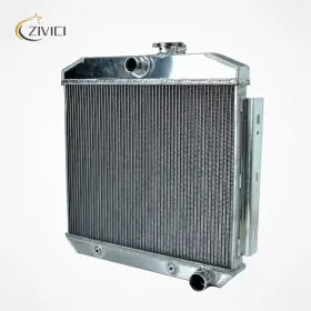 An57287 Zivici For 1955-1957 Chevy Bel Air Nomad 150 210 V8 3 Row Aluminum Radiator
