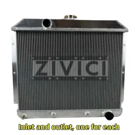 Cc4951ch Zivici 3row Aluminum Radiator For 1949-1951 Mercury With Chevy V8 Engine Configuration At