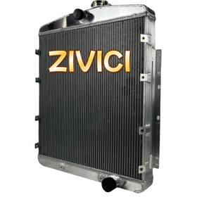 Zivici Cc5049b-ch For 1950 Oldsmobile Series 88 Chevy Conversion 5.0l 3 Row Full Aluminum Radiator