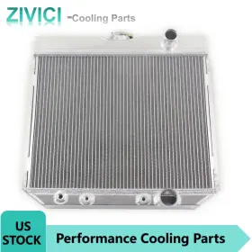 Dpi340 Zivici For 1967-1969 Ford Mustang/1967-1970 Mercury Cougar Radiator 3row Cc340 Aluminum
