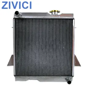 Tr250 Zivici Tr6 1969-1974 Manual Aluminum Radiator For Triumph 2.5l I6 1970 71 3 Row