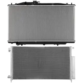10789470 Zonemotive Radiator And Ac Condenser Cooling Kit For 2006-07 Honda Accord Ex/lx Sedan 3.0l V6