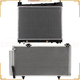 Zonemotive 10789475 Radiator&ac Condenser Kit For 2005-06 Scion Xa/xb Base Hatchback /wagon 1.5l L4