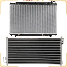 10789532 Zonemotive Radiator And Ac Condenser Cooling Kit For 2003-2007 Nissan Murano 3.5l 3498cc V6