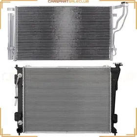 10789534 Zonemotive For 2011-15 Kia Optima 3.3l L4 4-door Condenser And Aluminum Radiator Cooling Kit