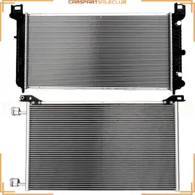 10789543 Zonemotive For 2004-2012 Chevy Tahoe 5.3l V8 Aluminum Radiator And Ac Condenser Cooling Kit