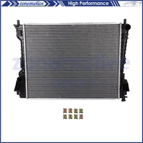 13502491 Zonemotive For 2005-2014 Ford Mustang 3.7l 4.0l 4.6l 5.0l V6 V8 Aluminum Radiator Cu2789
