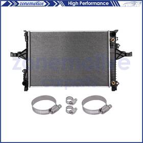 Zonemotive 13521577 Radiator With Universal Oil Hose Clamps Kit For 01-09 Volvo S60 99-06 S80