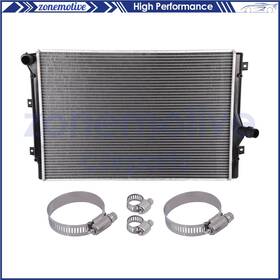 Zonemotive 13521578 Radiator With Universal Hose Clamps Kit For 2006 2007 2008 2009-2013 Seat Leon