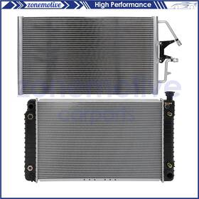 Zonemotive 13532911 For 1996-1998 Chevrolet K1500 1998 Gmc K2500 Radiator And Condenser Cooling Kit