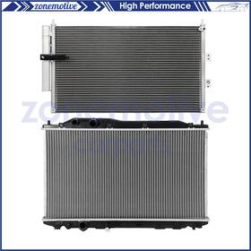 Zonemotive 13532931 For 2006 07 08 09 10 2011 Acura Honda Aluminum Radiator And Condenser Cooling Kit