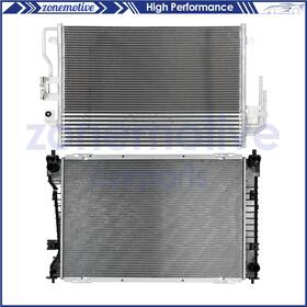 Zonemotive 13532972 For 08-2011 Ford Escape Mazda Tribute Aluminum Radiator And Condenser Cooling Kit