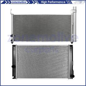 Zonemotive 13533020 For 11-2015 Lexus Ct200h Toyota Prius Aluminum Radiator And Condenser Cooling Kit