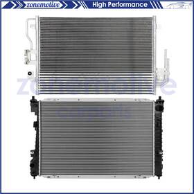 Zonemotive 13533036 For 2008-11 Ford Escape Mazda Tribute Aluminum Radiator And Condenser Cooling Kit