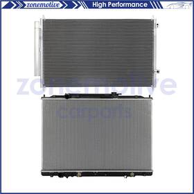 Zonemotive 13554800 For 2007 2008-2012 2013 Acura Mdx Aluminum Radiator And Ac Condenser Cooling Kit