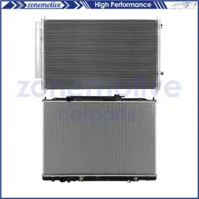 13554800 Zonemotive For 2007 2008-2012 2013 Acura Mdx Aluminum Radiator And Ac Condenser Cooling Kit 13554800 Zonemotive For 2007 2008-2012 2013 Acura Mdx Aluminum Radiator And Ac Condenser Cooling Kit