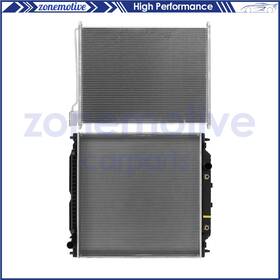 Zonemotive 13554889 For 2005-2007 Ford F-250 Super Duty Aluminum Radiator And Ac Condenser Cooling Kit