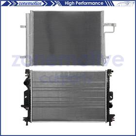 Zonemotive 13554895 For 2013-2016 2017 2018 Ford C-max Aluminum Radiator And Ac Condenser Cooling Kit