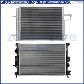 13554895 Zonemotive For 2013-2016 2017 2018 Ford C-max Aluminum Radiator And Ac Condenser Cooling Kit