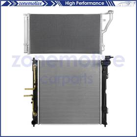 Zonemotive 13554970 For 2015 Kia Optima Automotive Aluminum Radiator And Ac Condenser Cooling Kit